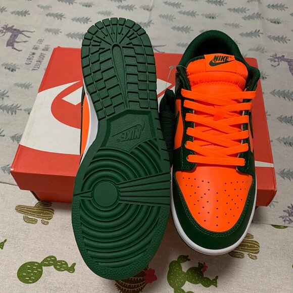 Nike Dunk Low Miami Hurricane skate sneakers - Picture 3 of 7